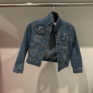Blue Jean jacket from j crew made in Bangladesh